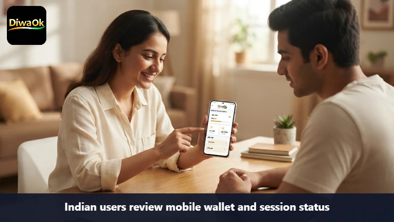 Indian users review mobile wallet and session status